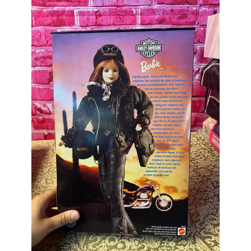Harley Davidson Redhead Barbie Doll 1998 Mattel #20441‎